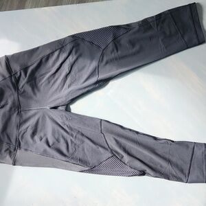 Victoria's Secret Leggings. Black With Sheer Windows.